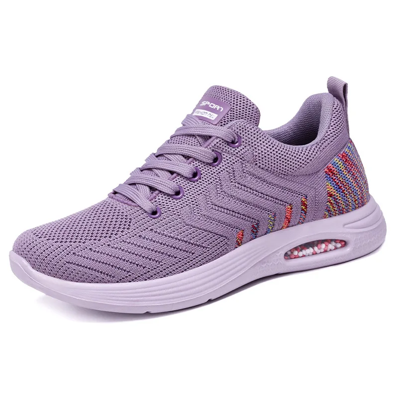 Air Cushion Sports Shoes Fashion and Trendy Women Shoes Elastic Band Casual Sneakers Shoes for Women Zapatos De Mujer 2023