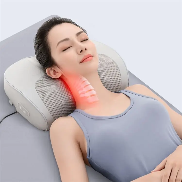 Rechargeable Three in One Use Smart Travel Portable Heat Sleeping Vibration Neck Shoulder Massage Pillow