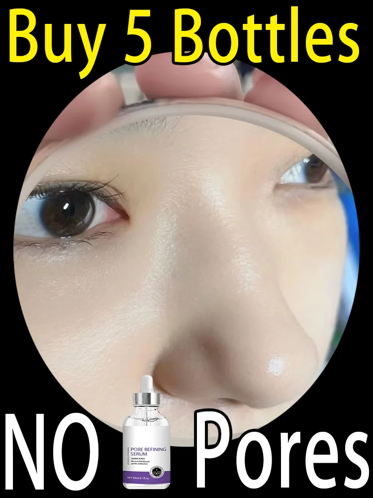 Pore Skin Care Serum Facial Essence for Shrinking Pores Relieving Dryness Moisturizing Oil Control Firming