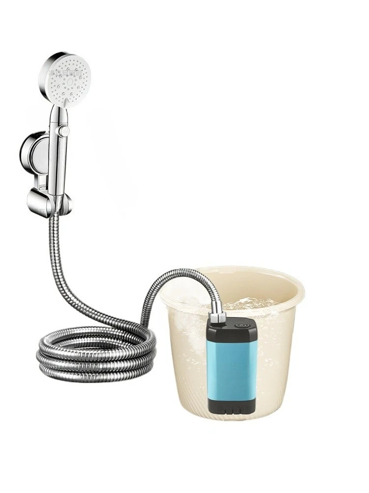 

Portable mobile shower, long battery life, electric, self-priming pump nozzle, suitable for outdoor and dormitory bathing