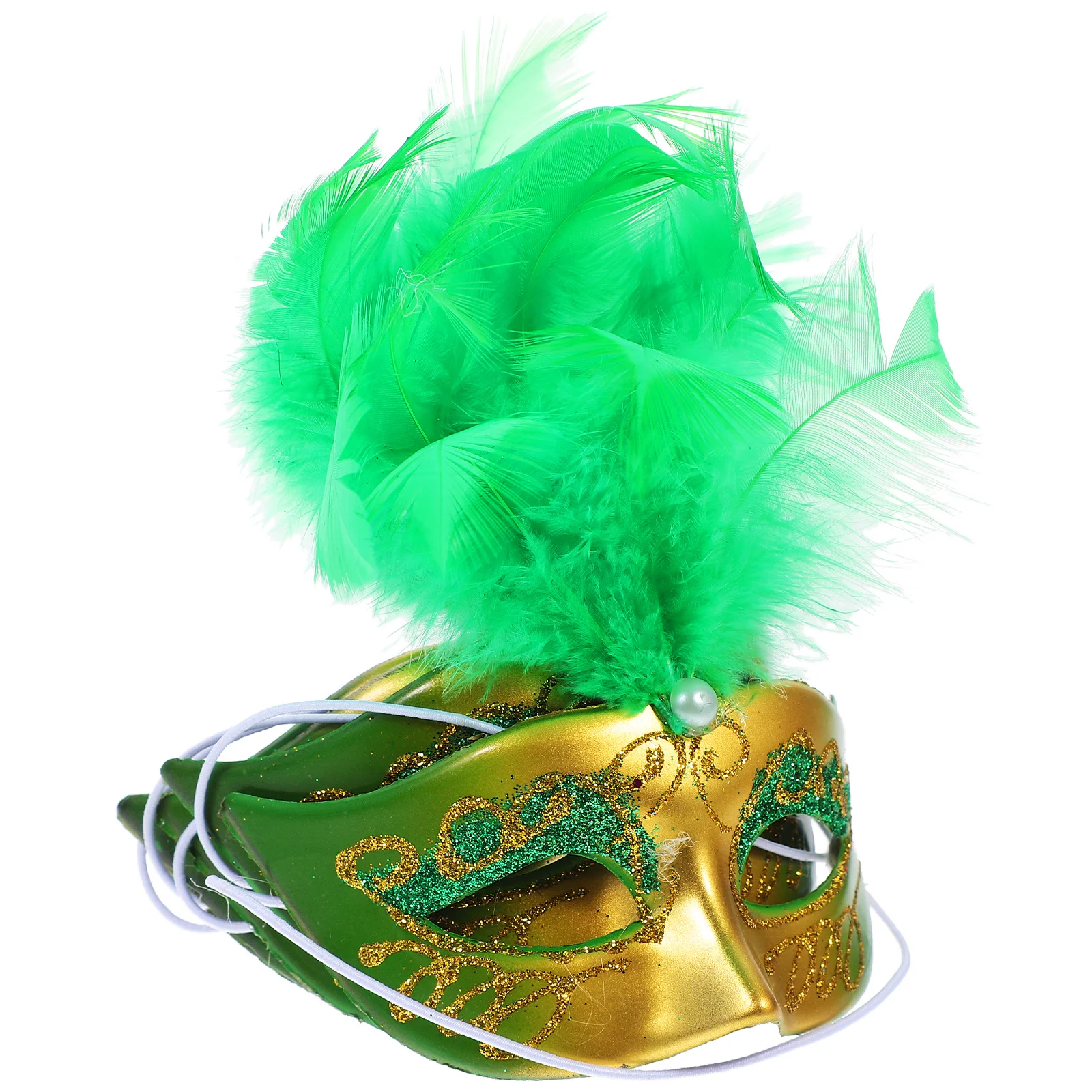 

2pcs 2 Pack Mask Masks Fringe Party Facial Blank to Decorate Masquerade Decorations for