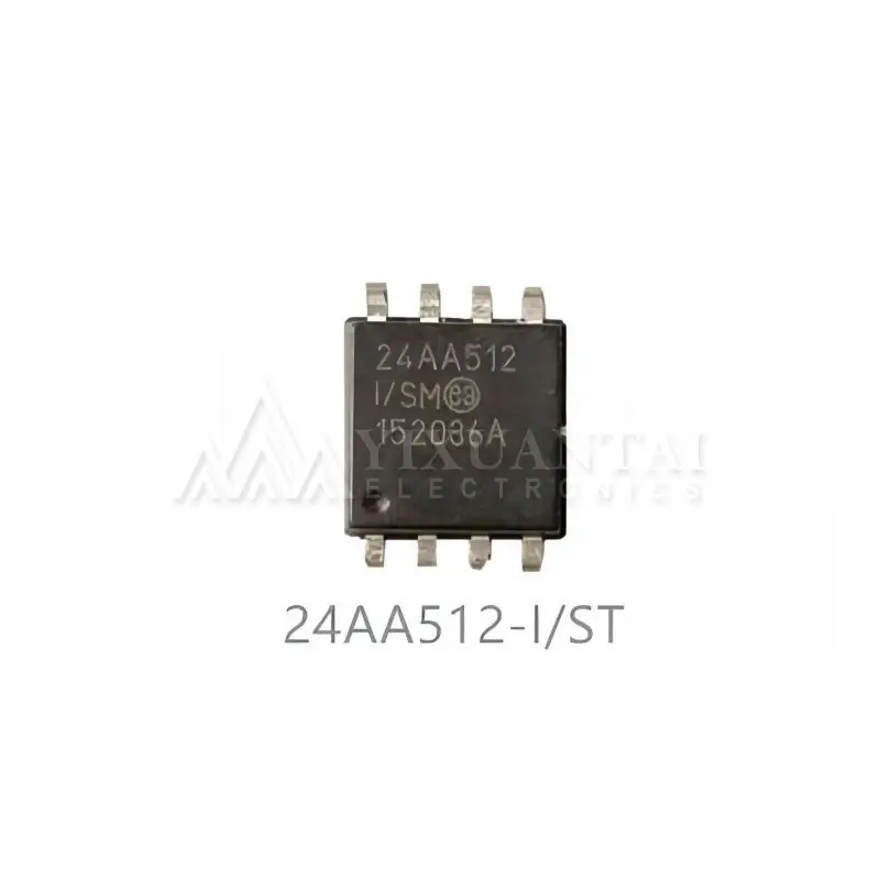 

5 шт./лот 24AA512-I/ST EEPROM Serial-I2C 512K-bit 64K X 8 1,8 V/2,5 V/3,3 V/5V 8-Pin TSSOP новая трубка