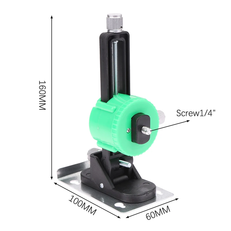 Suporte de parede para níveis laser, suporte suspenso, suporte magnético, rosca 1,4\