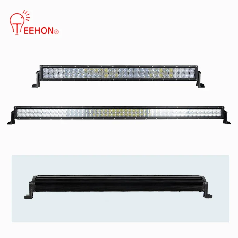 IP68 Waterproof 100leds High Power Bar 24v Led Light Bar 300w Truck Roof Off Road Tractor 5d 52inch Bar Light