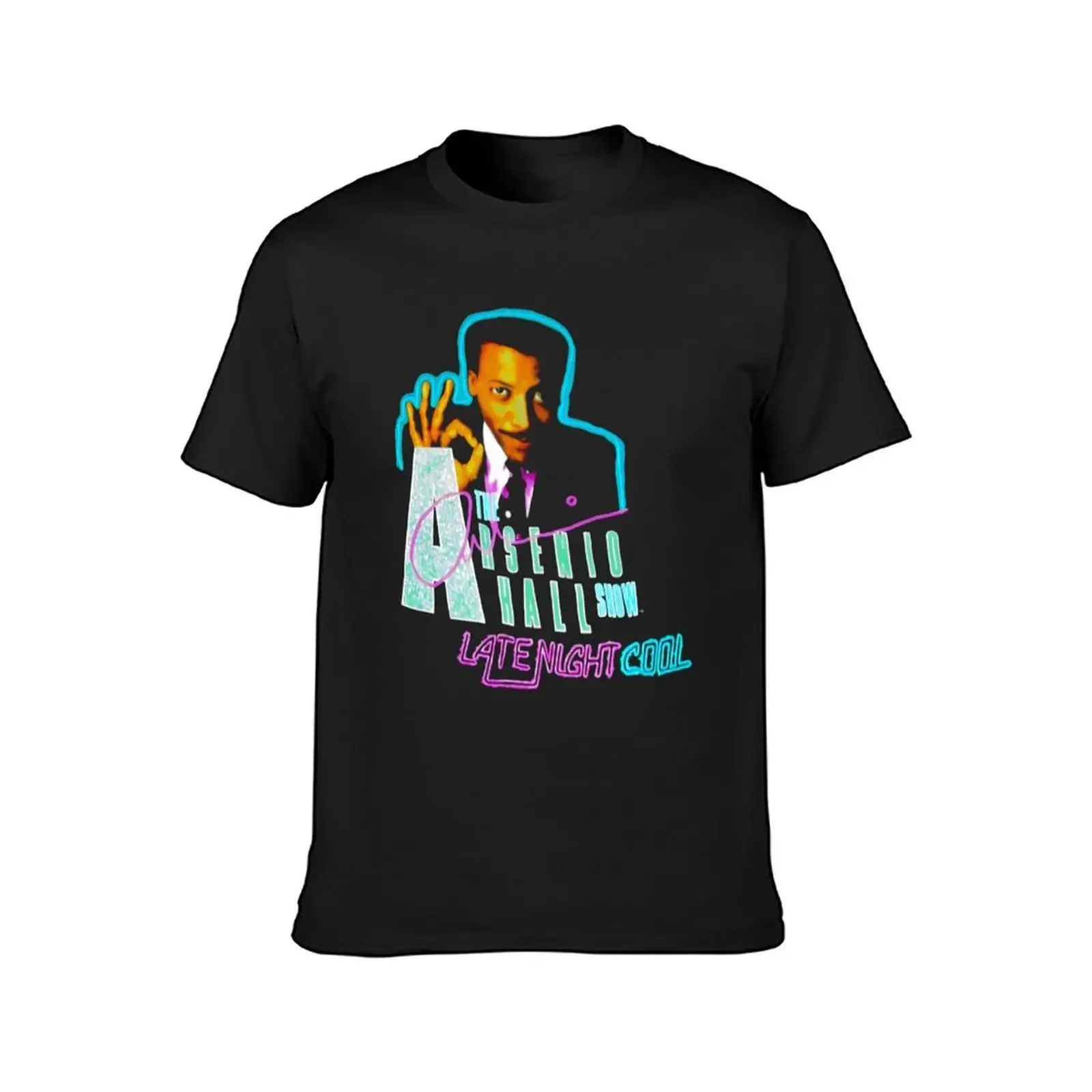 1990 The Arsenio Late Night Cool Brockum Brand T-Shirt boys whites aesthetic clothes anime men tshirt image 2