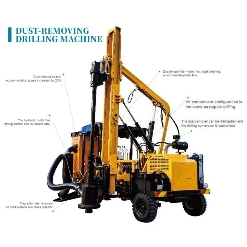 Self Propelled Guardrail Piling Machine Hydraulic Hammer Rammer For Road Safety Barrier Construction Piling Support Machine