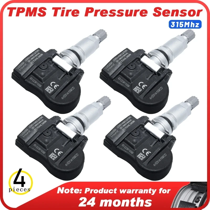 4X 4H231A159CD Tire Pressure sensor For Super V8 2008-2009 S-Type XFR XJ XK Vanden Plas For Range Rover Sport/Evoque 4H231A159C