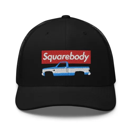 1987 Chevy C10 Silverado Squarebody Square Body Pickup Trucker Cap Snapback-Mütze