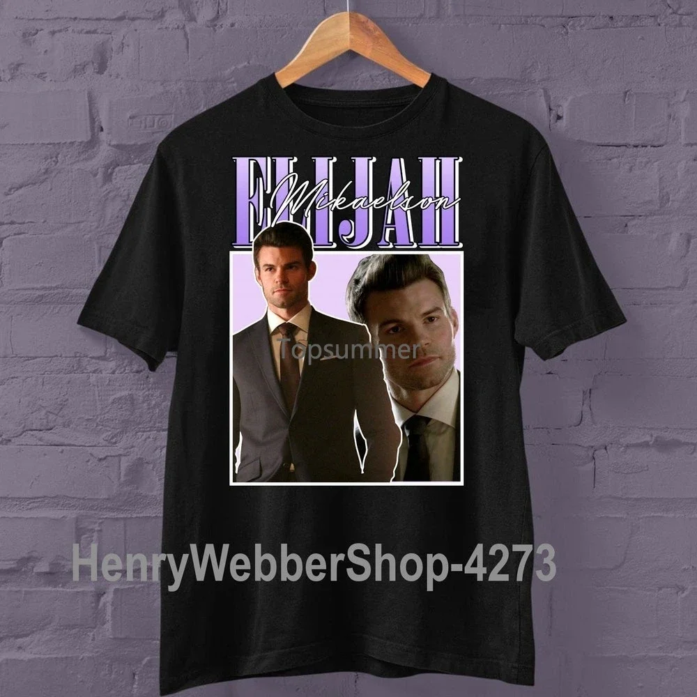 T-shirt vintage des années 90, Elijah ata kaelson, The Vampire Diaries, Daniel Gillies, pour fan, 4273