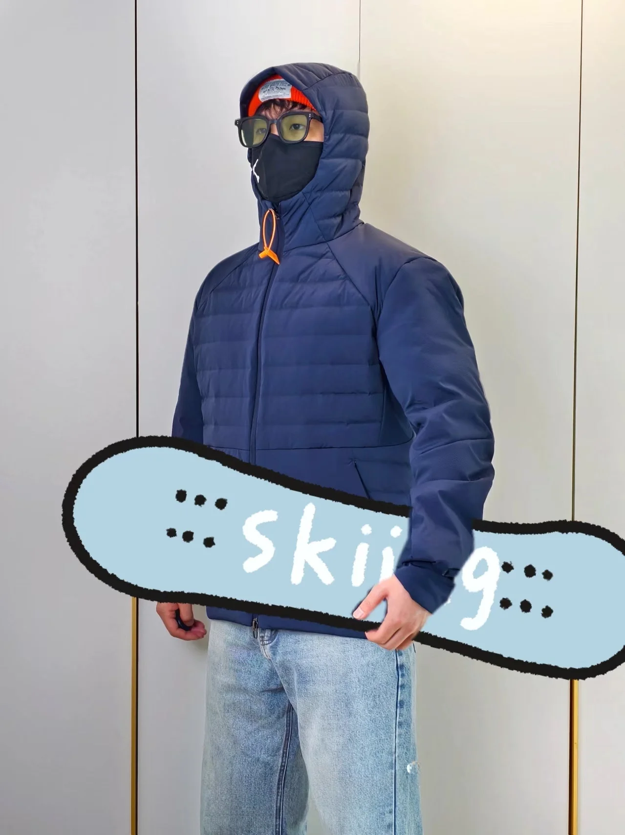 

Лу Ти! Белая пуховая куртка 90% пуха с капюшоном, спортивная, повседневная, унисекс, модная, ветрозащитная, водонепроницаемая, для активного отдыха