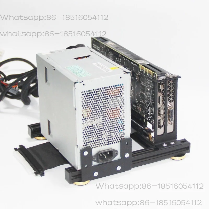 External graphics card, heat sink, graphics card + ATX power supply bracket, dual graphics card holder
