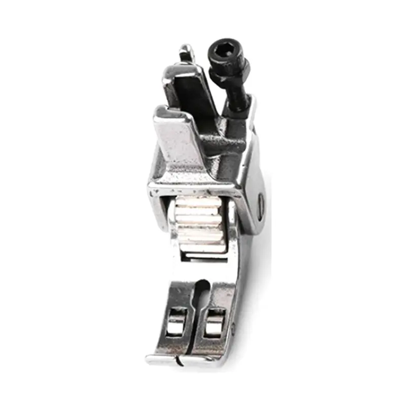 Pied presseur à roulettes épaisses A67P-Three Wheels pour machine à coudre industrielle, pied presseur multifonctionnel à roulettes