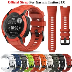 Original Watch Band For Garmin Instinct 2X Solar Silicone Strap Smartwatch Band Bracelet Replacement Wristbands