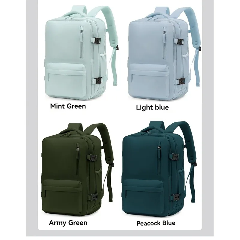 Expandable Business Travel Backpack, Waterproof Laptop Backpack Fits 15.6 Inch Notebook with Luggage Strap for Work Trip view 5