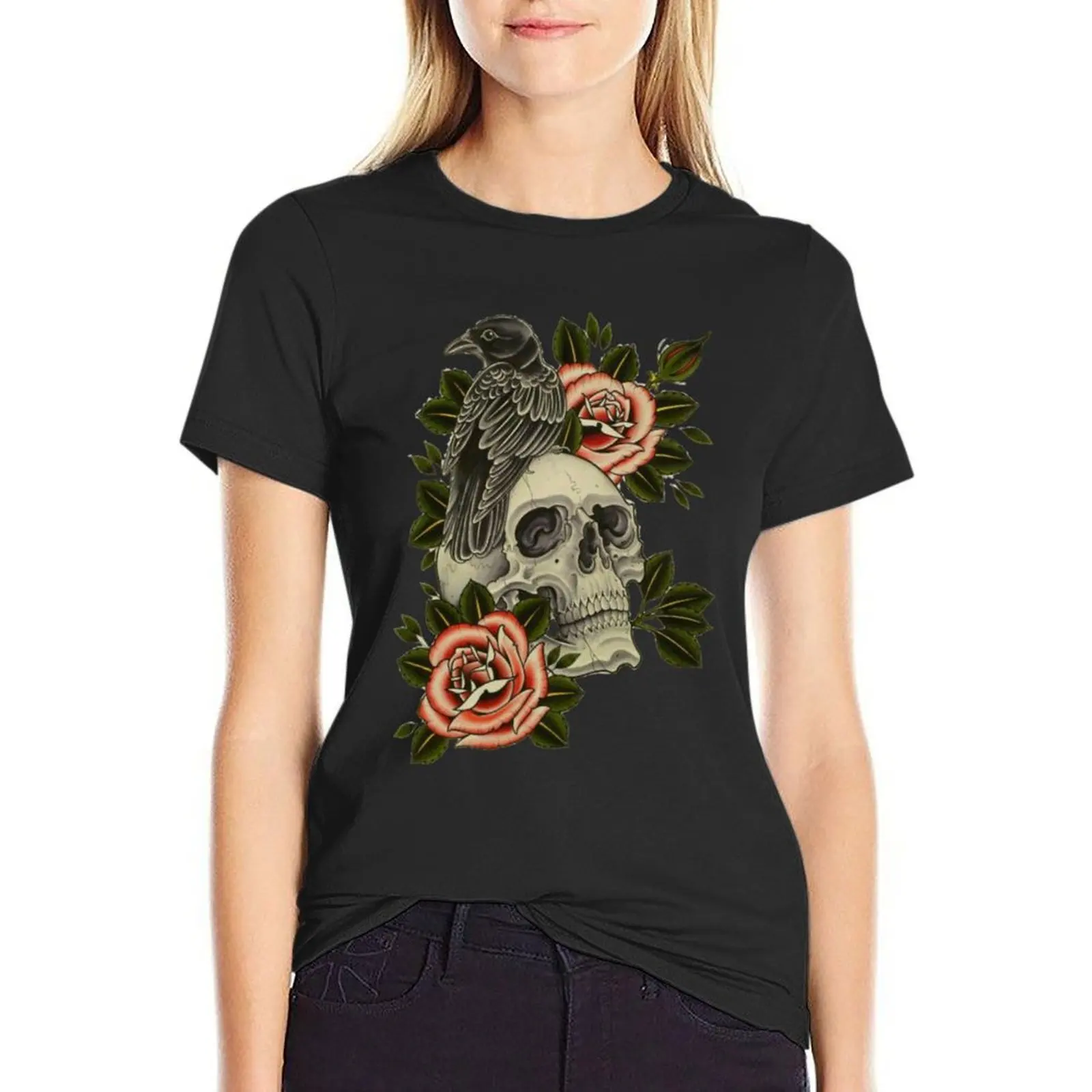 Bones and Botany T-Shirt blanks summer top clothes for Women