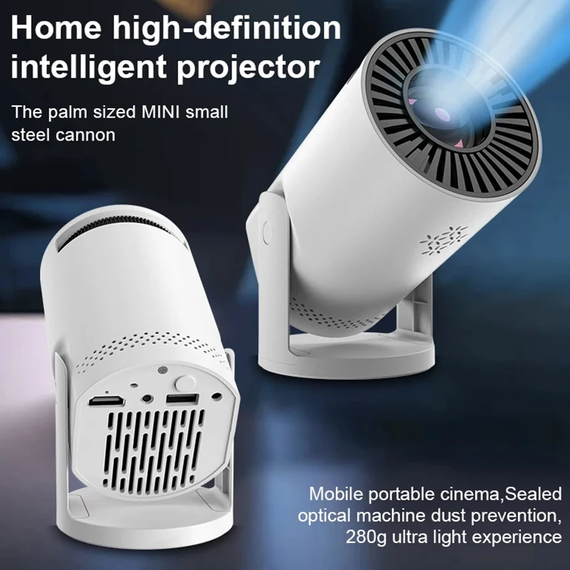 

Smart Mini Projector Native 3D Stereo Sound Multi-function Console Outdoor With Bluetooth Theater Home Cinema Outdoor Projectors