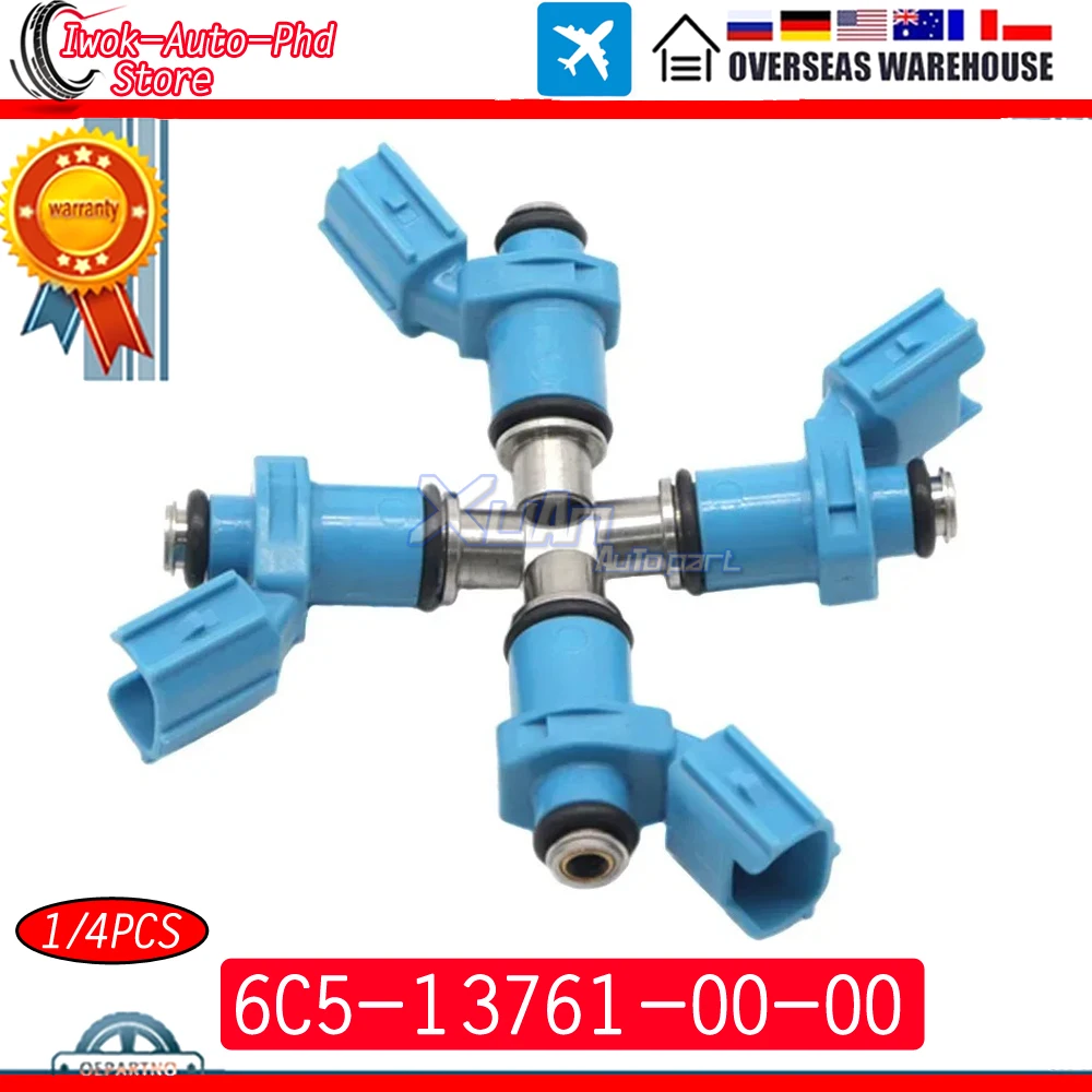 

Car High Quality 10 Holes Fuel Injector Nozzle for Yamaha 40HP 50HP 60HP 4 Stroke 6C5-13761 6C5137610000 6C5-13761-00-00
