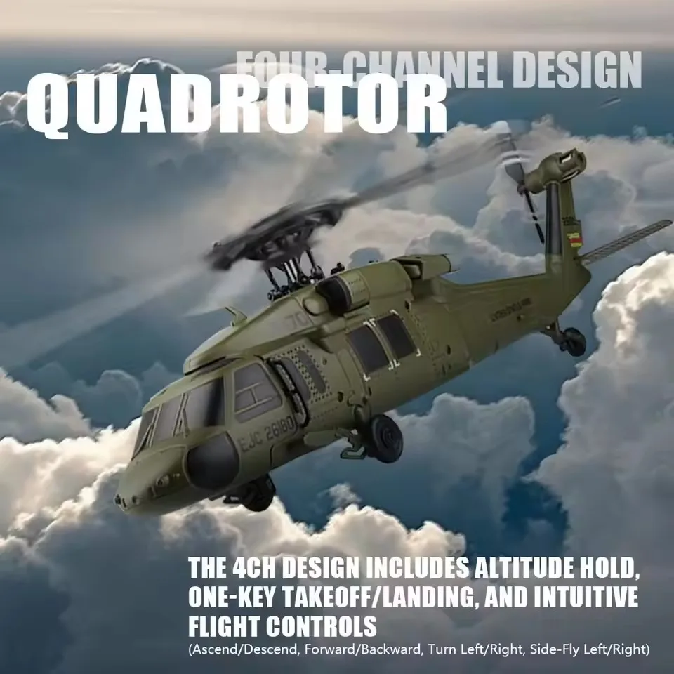 Remote Controlled Helicopter 2.4Ghz 4CH RC Aircraft Plane 4 CH Brushless Gyroscope Remote Control Helicopter Aircraft Toy