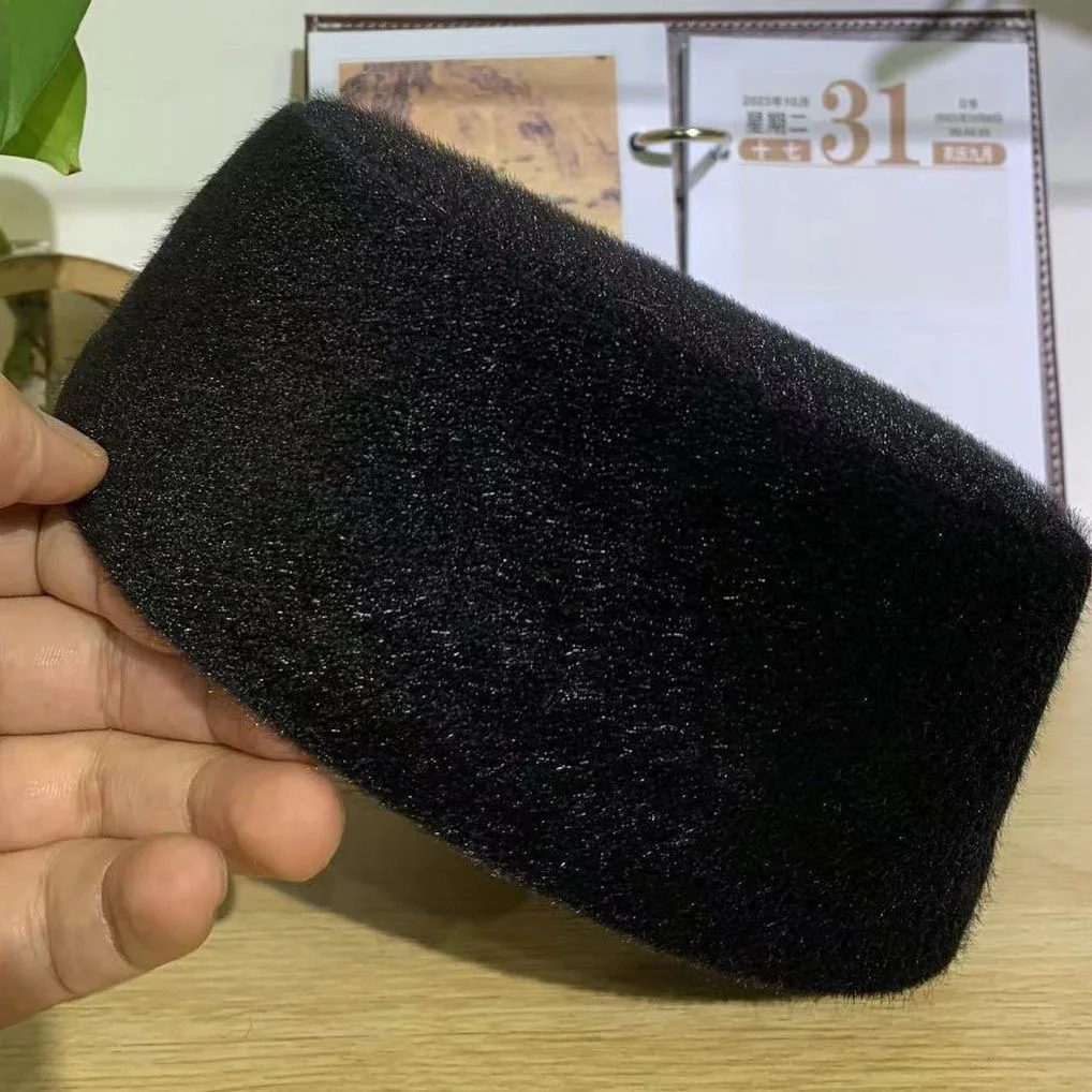 Muslim Caps For Men Prayer Top Hat Plush Kufi Kippa Bonnet Islamic Saudi Arabia Winter Cotton Lint Jewish 03376