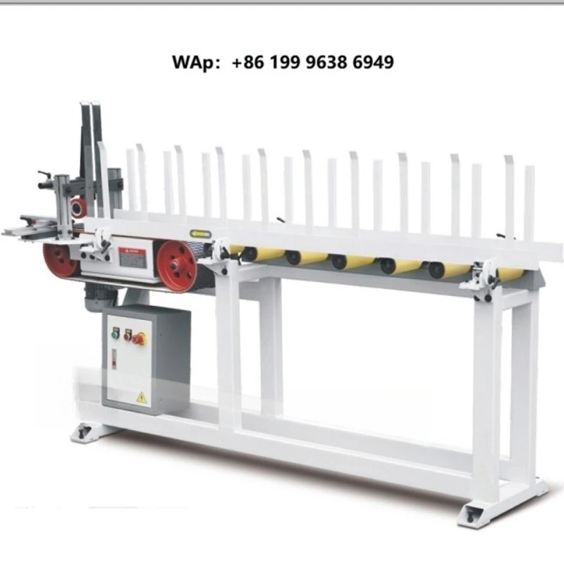 Factory Direct Sales New Automatic Woodworking Machinery Narrow Timber Cross Table Furniture Factories Motor PLC Core Components