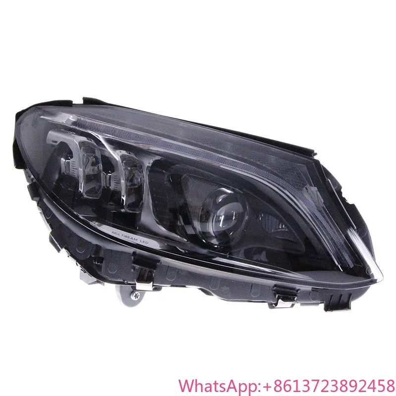 For New 6000k Plug-and-Play Front Lamp for Mercedes Benz C Class W205 2014-2020 Sequential Turning Complimentary for Headlights