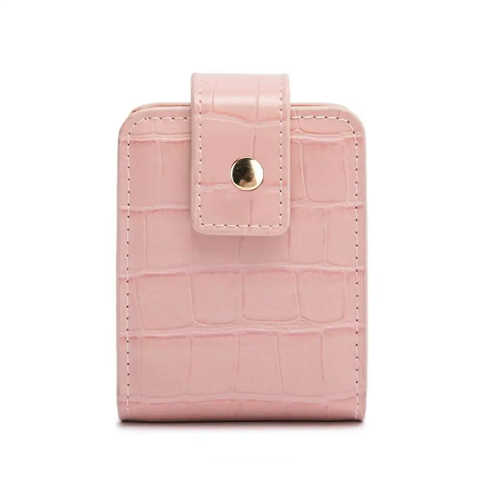 PU-Lippenbalsam-Tasche Schlüsselanhänger-Halter Schutzhülle Mini Tragbare Schlüsseltasche Lippenstift-Kosmetik-Aufbewahrungstasche – Detail 3