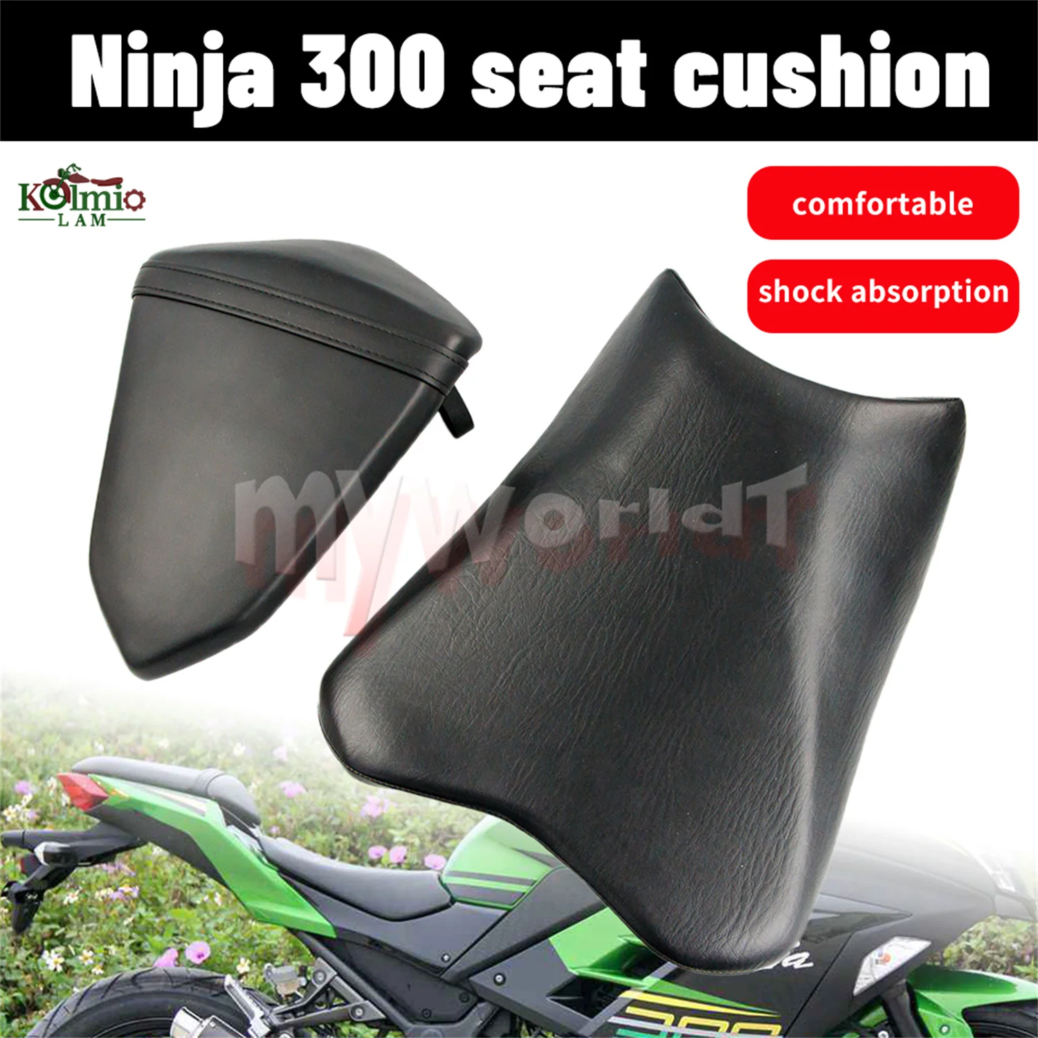 Front or Rear Passenger Seat Pillion Cushion Fit For Kawasaki Ninja 300 EX300 2013 - 2018 Ninja300 Z300 Z250 2013-2020