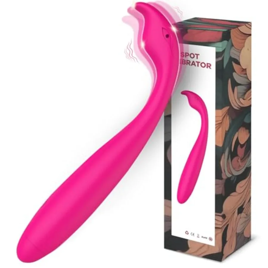 Vibrator Wand Adult Sex Toys for Women, Bird-Inspired G Spot Vibrator with 10 Vibration for Clitoral Stimulator, Flexible Neck