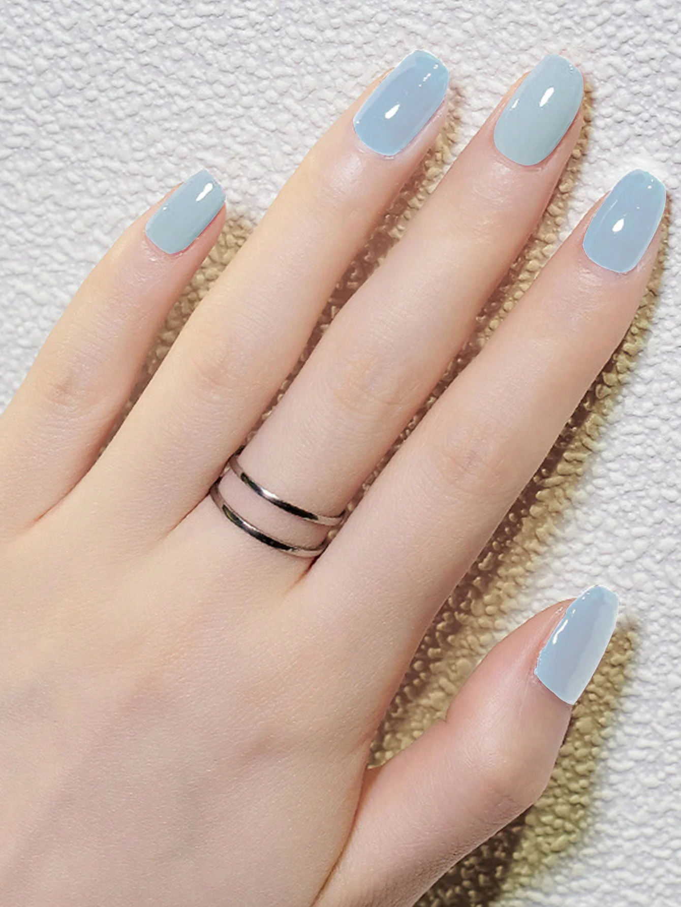 7.5ml Glitter Rubber Base Gel Polish Gold Sequins Blue Base Gel Top Coat Soak Off UV LED Nail Art Varnish Manicure