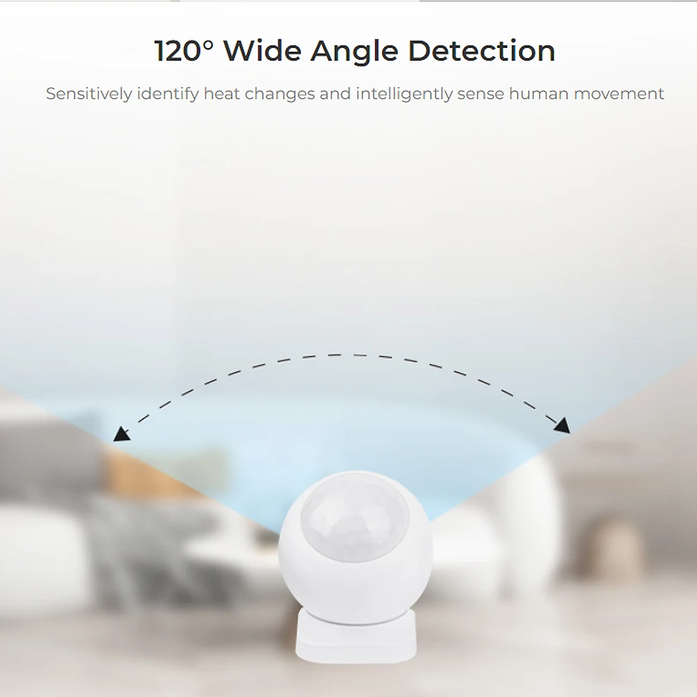 MiBoxer PIR1-RF 2.4GHz PIR Infrared Body Sensor Support hold time setting for Intelligent Linked Motion Detection For Bulb Strip