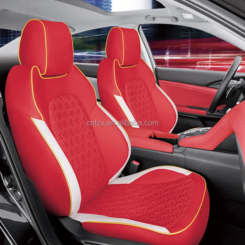 2026 Fashionable Leather Car Seat Covers for Tesla Waterproof Full Surrounded 5 Seats Car Seat Protector - view 3