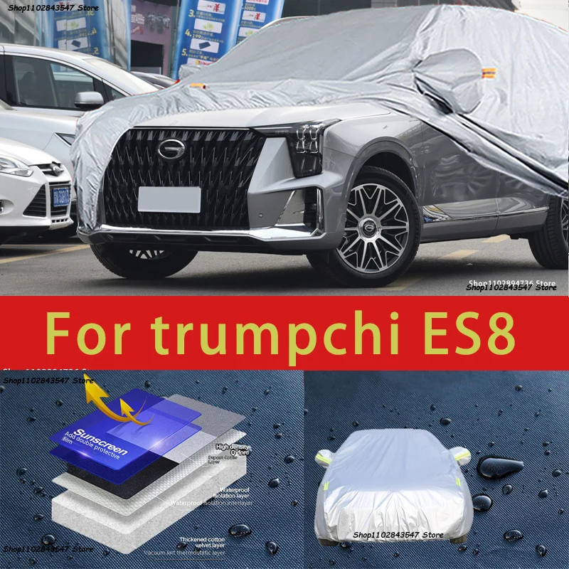 

For trumpchi ES8 Outdoor Protection Full Car Covers Snow Cover Sunshade Waterproof Dustproof Exterior Car accessories