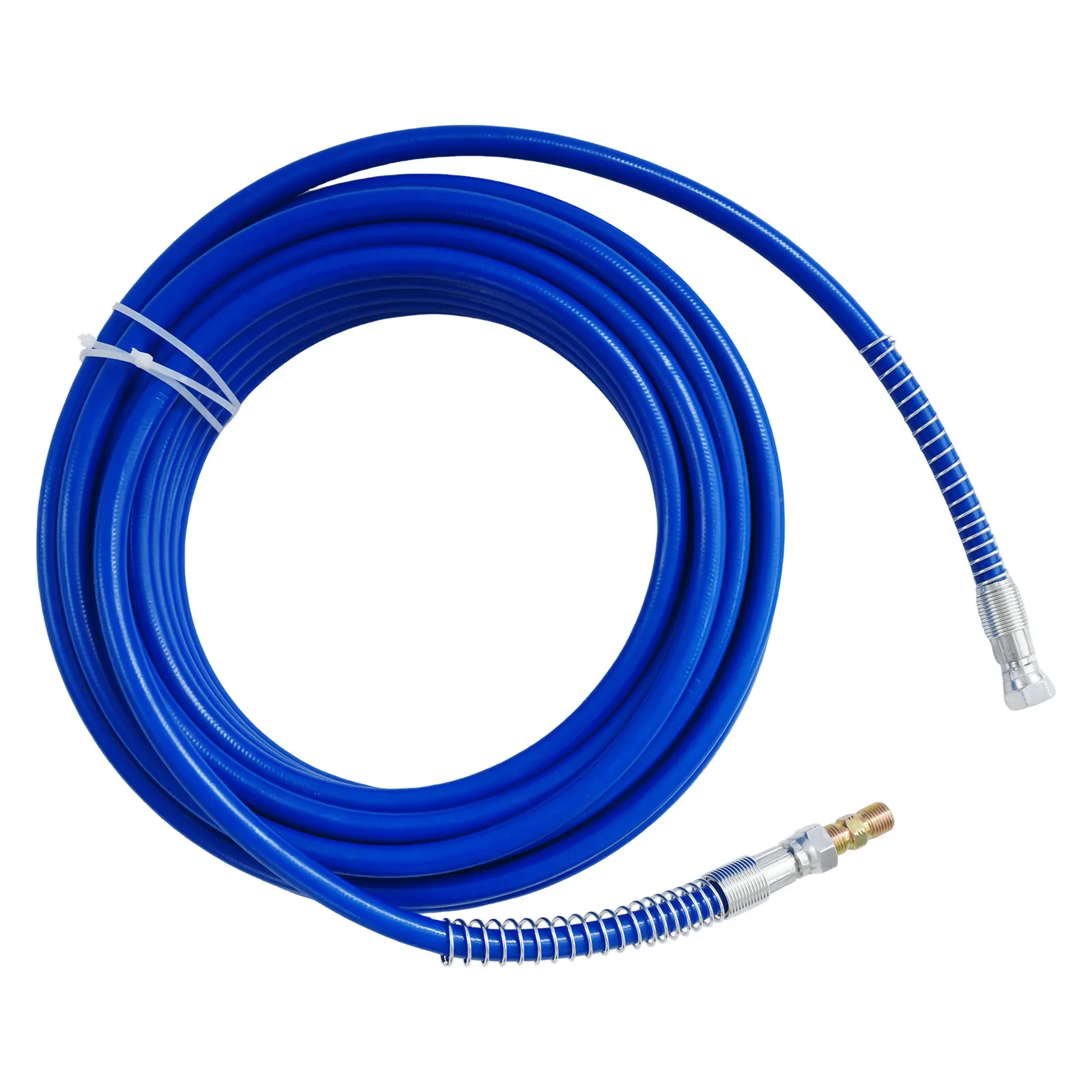 15m 50ft Hochdruck-Farbspritzschlauch und Airless-Spritzgerät-Leitung, 3300 PSI 1/4" Gewinde-Flüssigkeitsschlauch mit Federschutz