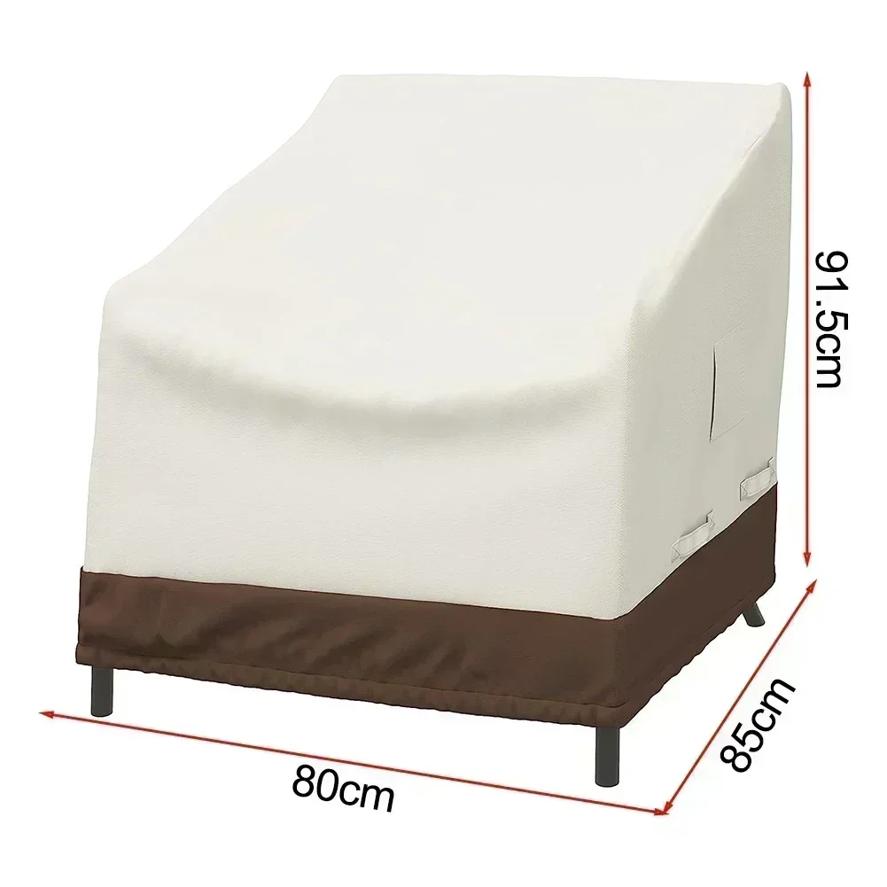 Waterproof Outdoor Loveseat Cover with Secure Strap Closure and Ventilation to Shield Patio Furniture from Rain and Snow