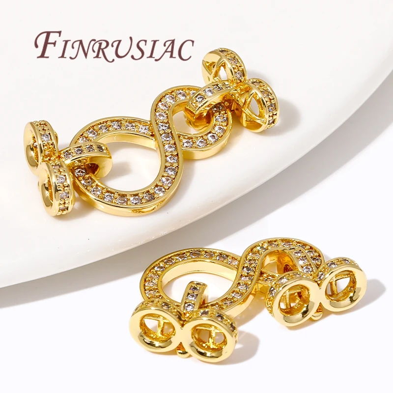18K Gold Plated Connector Clasp For Jewelry,Fastener Clasps Connectors For Bracelets