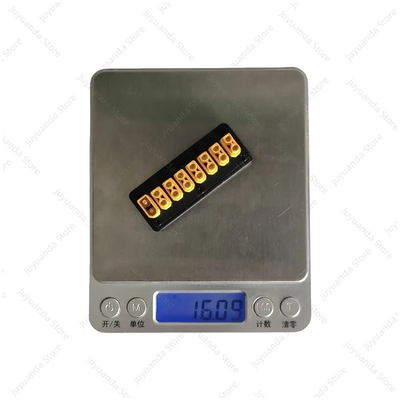 100A Load Current Distribution Board 8 Channel XT30 Plug Output Terminal 53x19mm Mini PCB for Remote Control Car and Ship DIY
