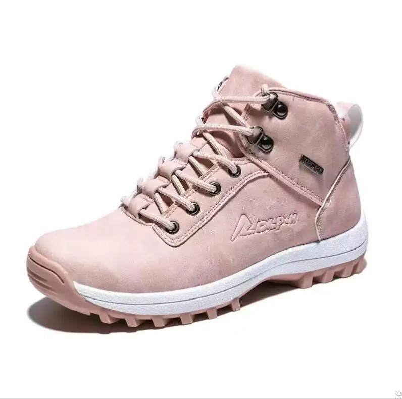 

Fashion Outdoor Winter Snow Boots For Men Male Sneakers Adult Quality Rubber High Top Super Warm Plush Warm Ankle Boots scarpe