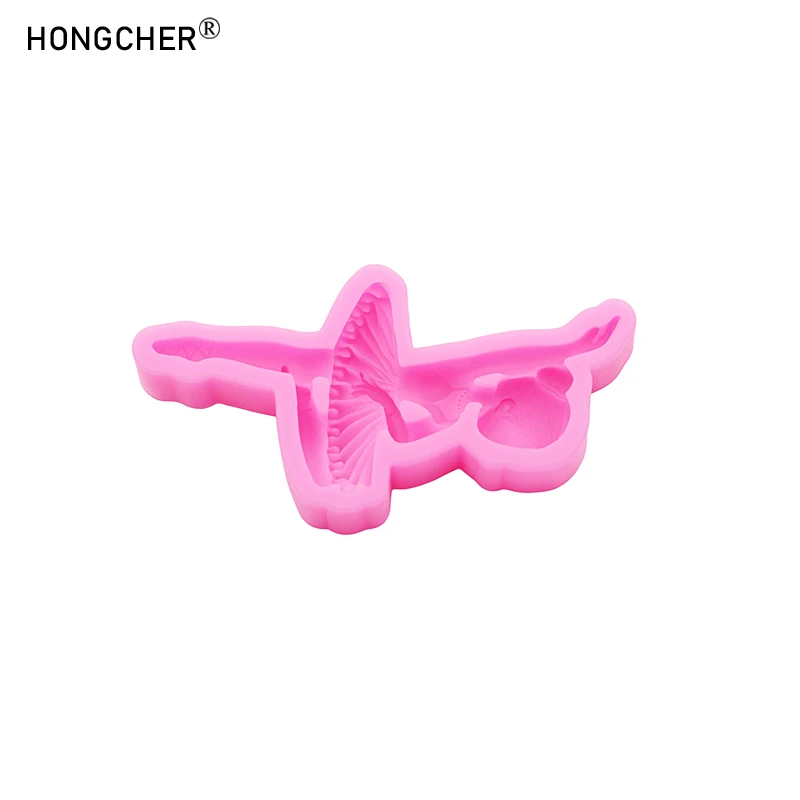 Ballet Girl Silicone Mold Chocolate Cake Baking Tools DIY Handmade Art Clay Refrigerator Sticker Making Molds view 6