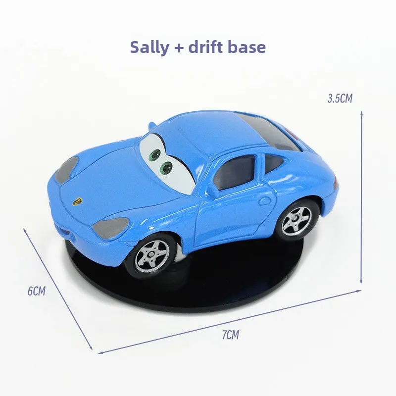 Pixar Cars 3 - Lightning McQueen Drehbares Drift-Ornament für Armaturenbrett und Mittelkonsole, Innendekoration, Spielzeug, Überraschungsgeschenk für Fahrer – Detail 12