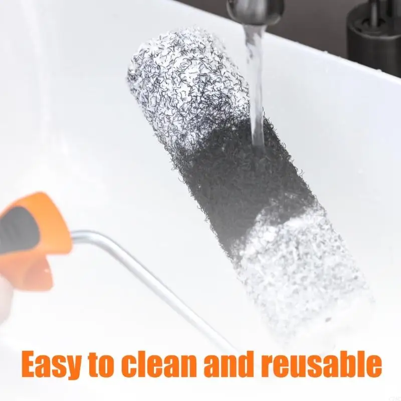 2 Pieces High Performances Nylon Paint Roller Covers Roller Sleeves set For Large Area Coating & Consistent Finish C7AC