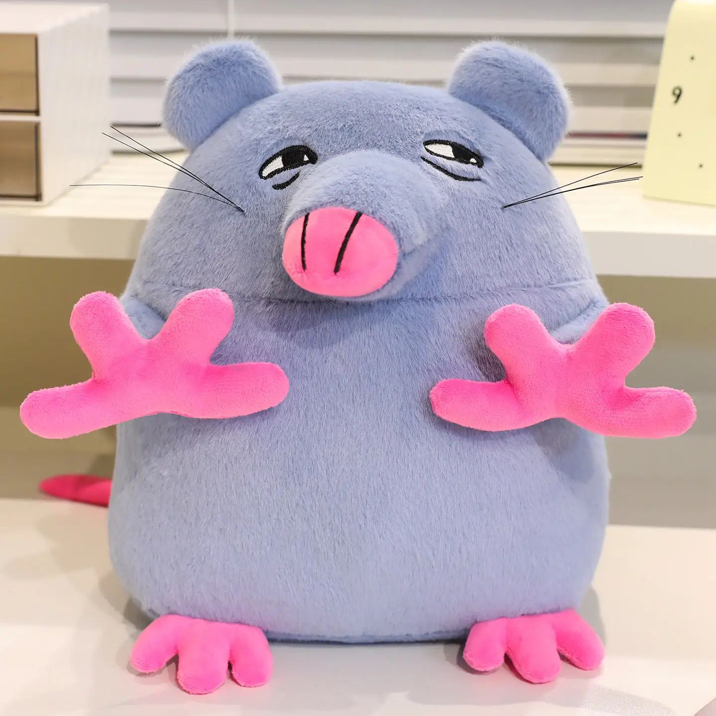 

Stupid Rat Anime Plush Toy Pizza Tower Game Doll Mouse Brick Doll Same Game Mouse Sofa Pillow Gifts