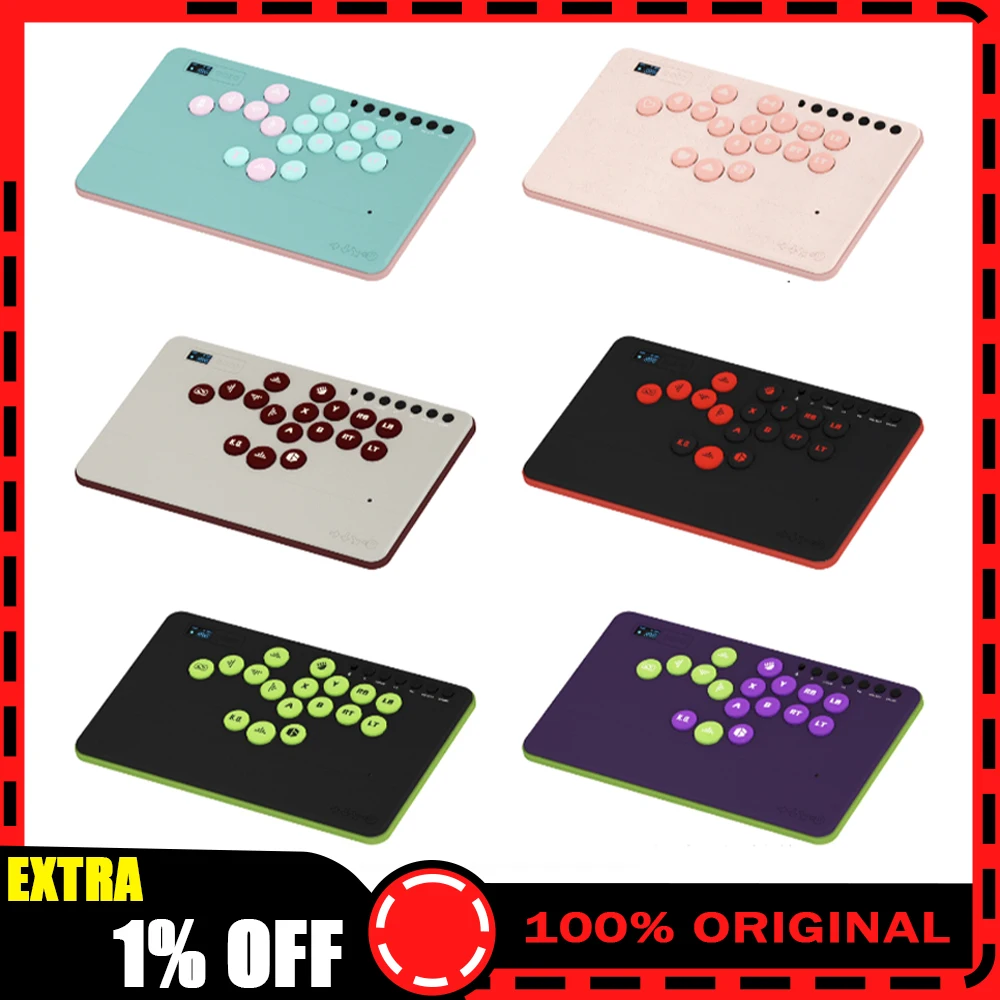 

DOIO KBGM-H09 + механическая клавиатура HITBOX из алюминиевого сплава, геймерская клавиатура, рокер, аркадная боевая клавиатура для PS5, переключатель Steam NS2, подарки