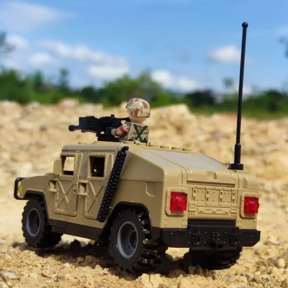 

Special Forces Vehicle Building Blocks SWAT Soldiers Figures Car Accessories Bricks Kid Chrismas Gift