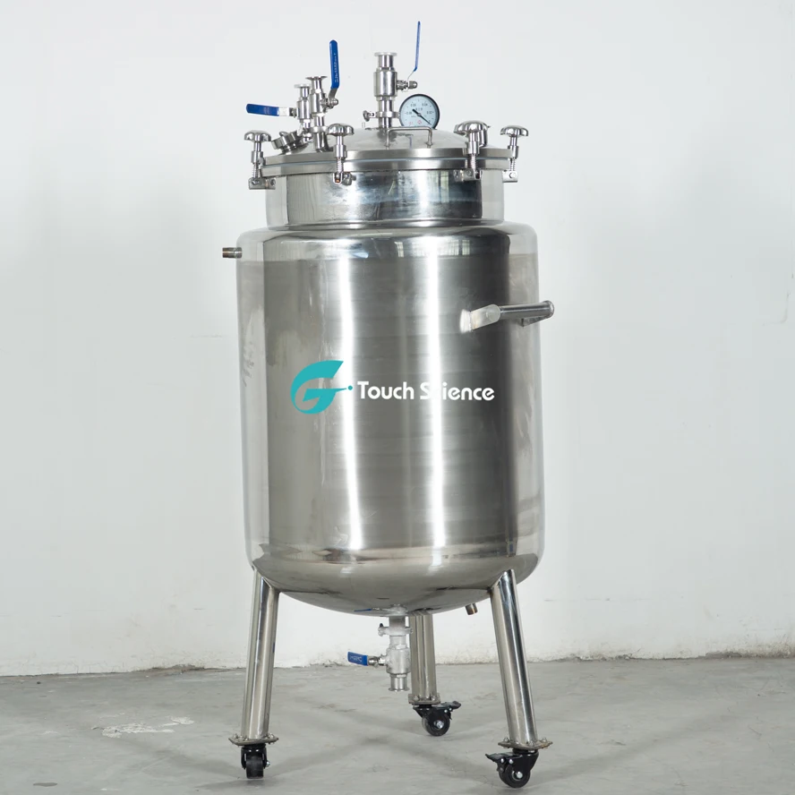 150L - 1000L Liquid Stirring Technical Chemistry Reactions Tanks Stainless Steel Large Stir Tank Extraction Jacketed Reactor