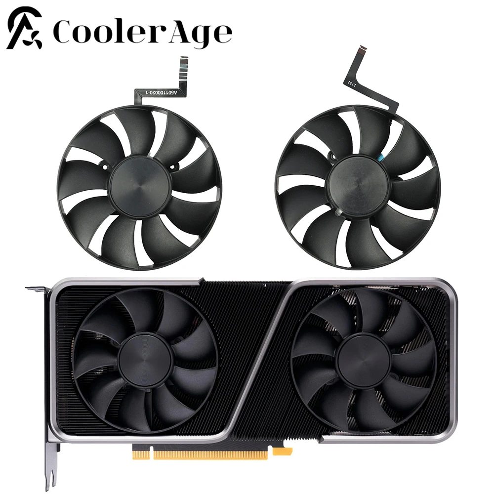 

For NVIDIA GeForce RTX 3060 3060Ti Replacement Graphics Card GPU Fan Original RTX3060 RTX3060Ti Video Card Fan