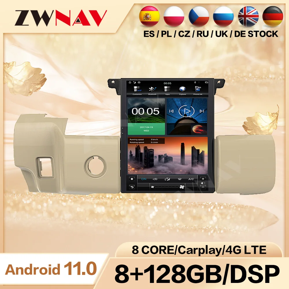 128GB Tesa- Screen Android 13 For Land Rover 2010 2011 2012 2013 GPS Navigation Radio Receiver Stereo Head Unit Video Carplay