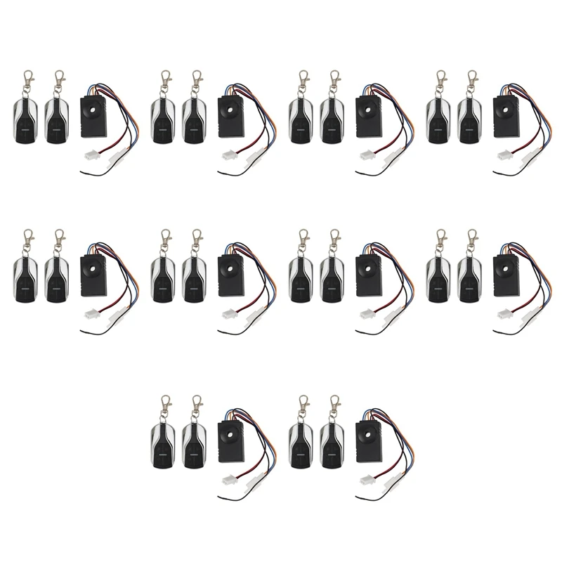 

10X Ebike Alarm System 36V 48V 60V 72V With Two Switch For Electric Bicycle/Scooter Ebike/Brushless Controller