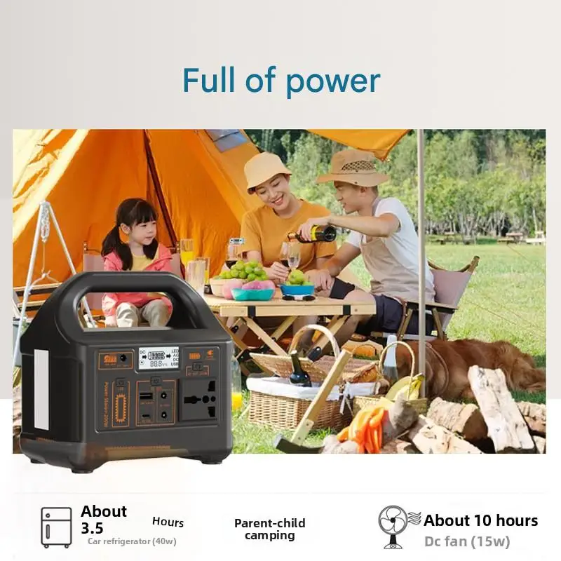 200W 휴대용 야외 에너지 저장 장치 153.6Wh 220V/110V 캠핑 및 야외 비상용 소형 파워뱅크