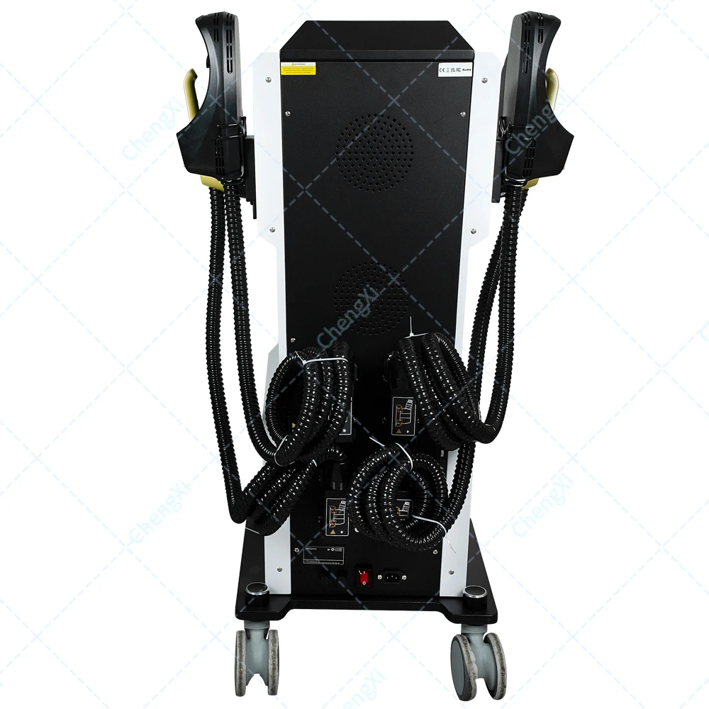 عمودي 15 تسلا بناء العضلات الكهرومغناطيسية تحفيز 4 مقابض Emsone NEO الجسم التخسيس Ems تشكيل آلة النحت