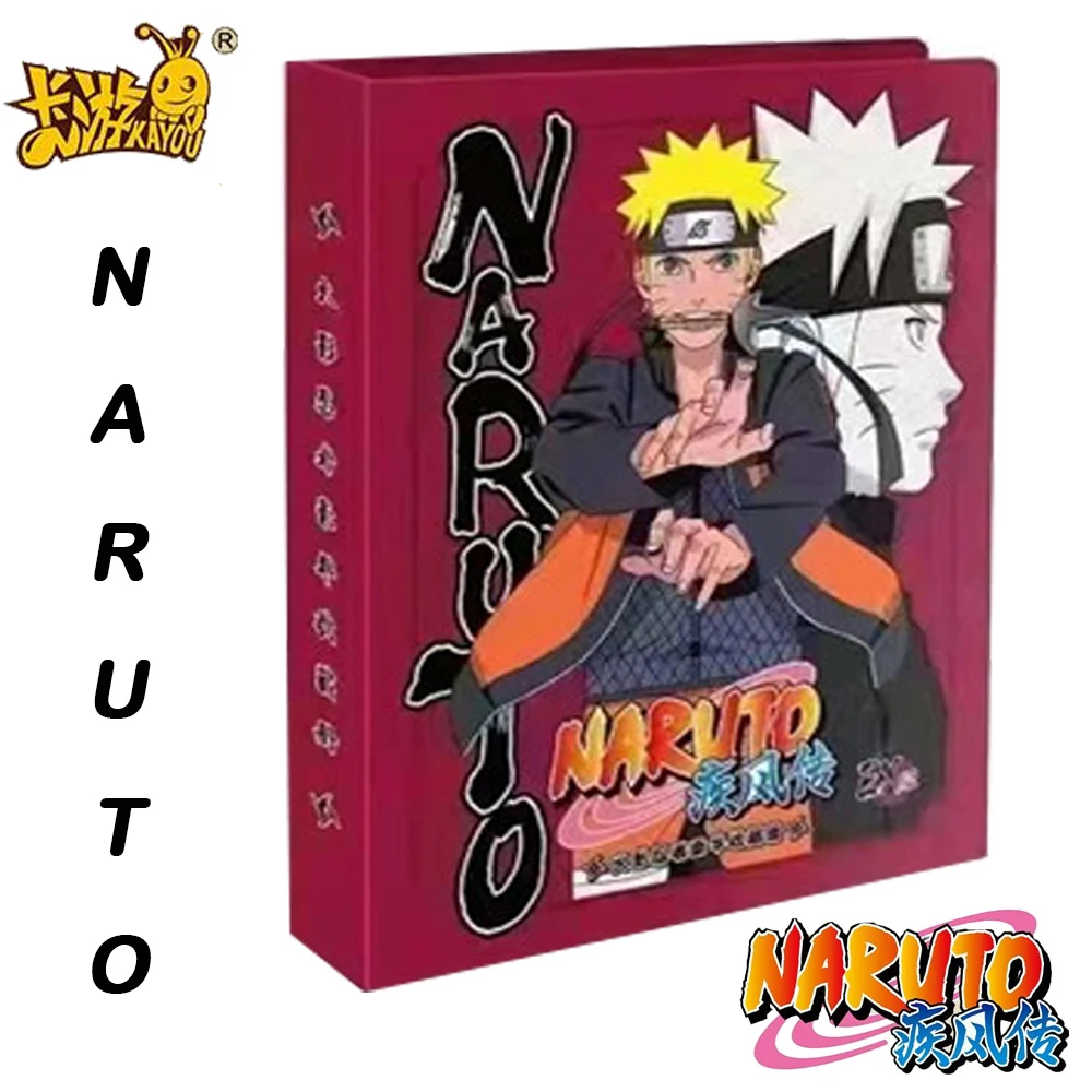 KAYOU Naruto Deluxe Edition Card Book Popular Anime Characters Collection Decoration Storage Protection Card Book Kid Love Gift